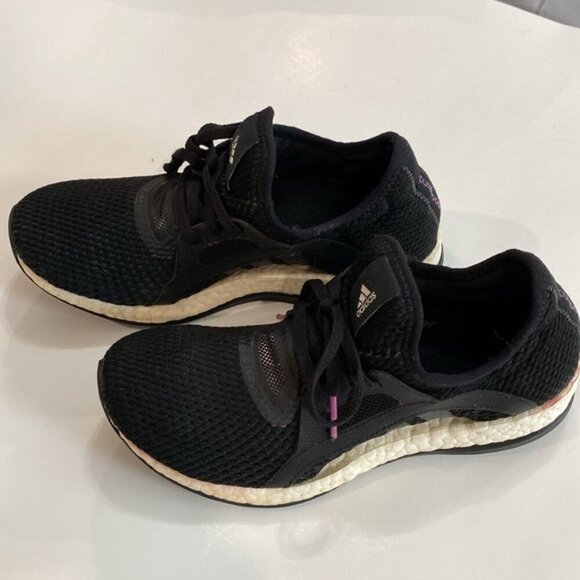 Adidas Pureboost Running Shoe Black Size 6 - Picture 11 of 12